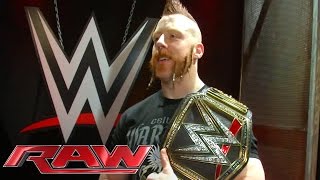 Sheamus' sideplates are installed on the WWE World Heavyweight Championship: Nov. 30, 2015
