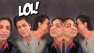 Shahrukh Khan KISSES Shoaib Akhtar | Viral Video
