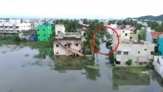 Exclusive: Ariel View of Chennai Floods, Kancheepuram, Thiruvallur