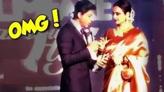 OMG: Shahrukh Khan Talks 'Dirty' With Veteran Diva Rekha