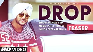 Latest Punjabi Song || DROP (Song Teaser) || Mehtab Virk || Preet Hunda
