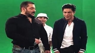 Shahrukh Khan SHOOTS for Salman Khan's Bigg Boss 9 DOUBLE TROUBLE
