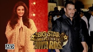 Big Star Entertainment Awards 2015 | Salman And Aishwarya For Best Actor Trophy