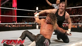 Dean Ambrose vs. Dolph Ziggler: WWE Raw, December 14, 2015