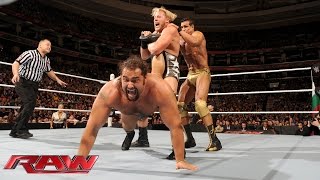 Ryback & Jack Swagger vs. Alberto Del Rio & Rusev: WWE Raw, December 14, 2015