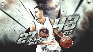 NBA: Klay Thompson Explodes for 27 Points in the Third Quarter
