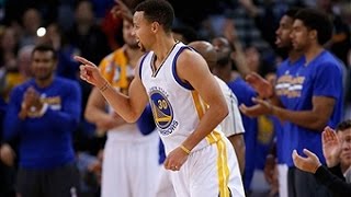 NBA: Stephen Curry Hits Klay Thompson With the No-Look Pass for Three