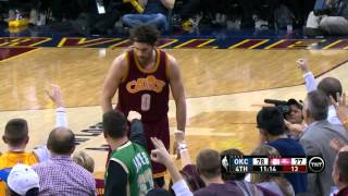 NBA: Kevin Love Converts 4-Point Play, High-Fives Young Fan