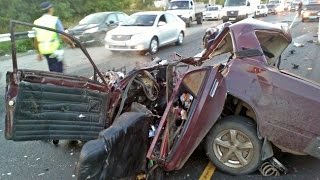 Fatal Car Accidents  Russia 2015 HD