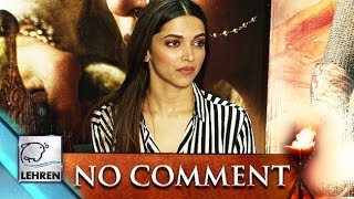 Deepika Padukone REFUSES To Comment On Intolerance
