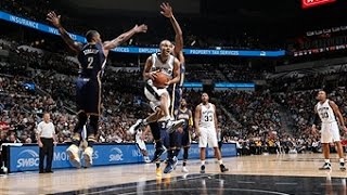 NBA: Tony Parker Splits Four Defenders and Finishes With the Reverse Layup