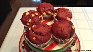 Red Velvet Muffins - Christmas Recipes