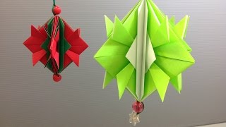 Easy Origami Christmas Ornament Decoration | MErry Christmas