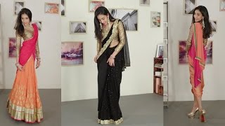 How To Wear A Saree | Without All The Draping