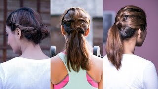 3 Quick & Easy Stylish Workout Hairstyles