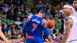 NBA: Carmelo Anthony, Isiah Thomas Duel