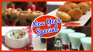 New Year Special | Party Recipes | Starters - Cocktail - Cake - Appetizers