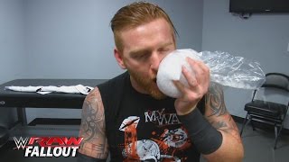 A bruised Heath Slater needs ice for his jaw: WWE Raw Fallout, December 28, 2015