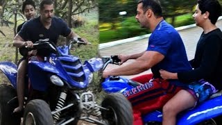Salman Khan Enjoys Dirt Bike Ride With Sohail Khan's Son At Panvel Farmhouse 2015
