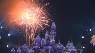 Disneyland New Years Eve Fantasy in the Sky Fireworks HD