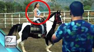 Salman's Girlfriend Iulia Vantur RIDES His Horse