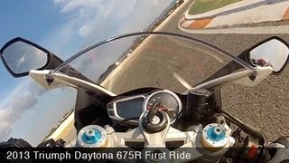 Riding the Triumph Daytona 675R in Spain
