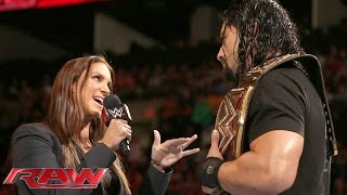 Roman Reigns doesn't back down to the McMahon family: WWE Raw, January 4, 2016