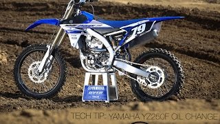 Tech Tip: Changing Oil On A Yamaha YZ250F