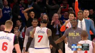 NBA: Carmelo Anthony forces OT with the BIG 3!