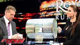 The McMahon family reveals the No. 1 entrant in the 2016 Royal Rumble Match: WWE Raw, January 18, 2016