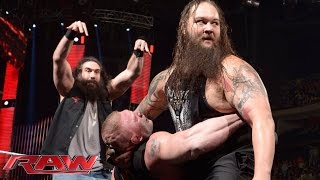 Tensions rise as Roman Reigns and Brock Lesnar appear on "The Highlight Reel": WWE Raw, January 18, 2016