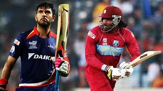 Yuvraj Singh upset with Chris Gayle after he equals Yuvi's record