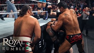 WWE Network: The League of Nations attacks Roman Reigns: Royal Rumble 2016