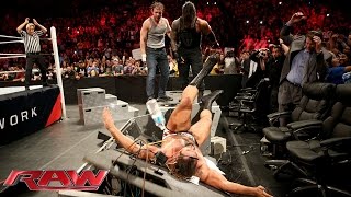 Roman Reigns & Dean Ambrose vs.  Sheamus & Rusev: WWE Raw, January 25, 2016