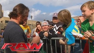 See who was waiting for AJ Styles when he arrived at Raw: February 1, 2016