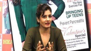Raveena Tandon Unveils February's Issue of Health And Nutrition Magazine