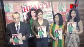Raveena Features on the cover page of Heath Magazine