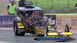 NORM LONGFIELD NITRO FED TOP FUEL DRAGSTER 6.98 @ 179 MPH SYDNEY DRAGWAY