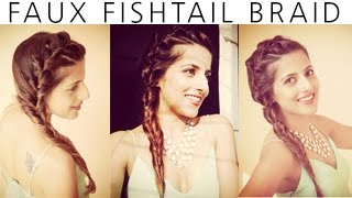 Quick and Easy Faux Fishtail Braid | Tips and tricks