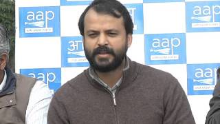 AAP press brief on Land Scam in Gujrat by Anandiben Patel's Daughter