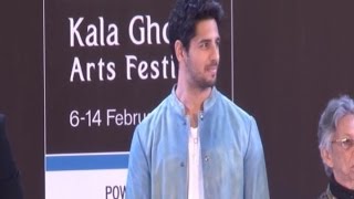 Sidharth Malhotra Inaugurates Kala Ghoda Festival 2016