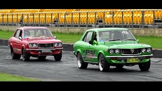 PAC PERFORMANCE RX3'S 1/8 & 1/4 MILE RACING ON STREET TYRES AT SYDNEY DRAGWAY