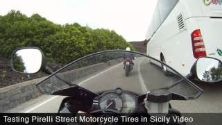 Pirelli Motorcycle Tire Test:  Streets in Sicily