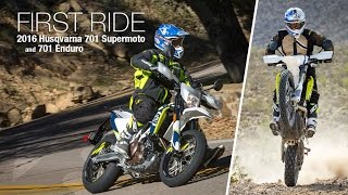 2016 Husqvarna 701 Supermoto & Enduro First Ride