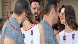 CAUGHT! Salman Khan Kissing Sangeeta Bijlani At Arpita Khan Baby Shower