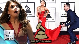 Grammy Awards 2016 Celebs CANDID Moments | Selena Gomez