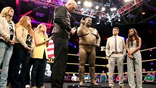 The Rhodes' Family unveils the new statue of "The American Dream" Dusty Rhodes