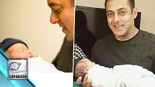 Salman Khan Carries Arpita's Baby Boy