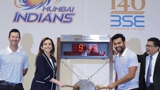 Indian Premier League: Rohit Sharma Rings Opening Bell at Bombay Stock Exchange Ahead of Mumbai