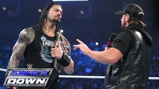 Roman Reigns and AJ Styles size each other up: SmackDown, April 7, 2016